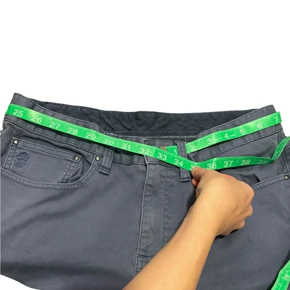 Brooks Brothers Red Fleece Denim pants Size 32”x29” Slim Straight - Picture 8 of 14